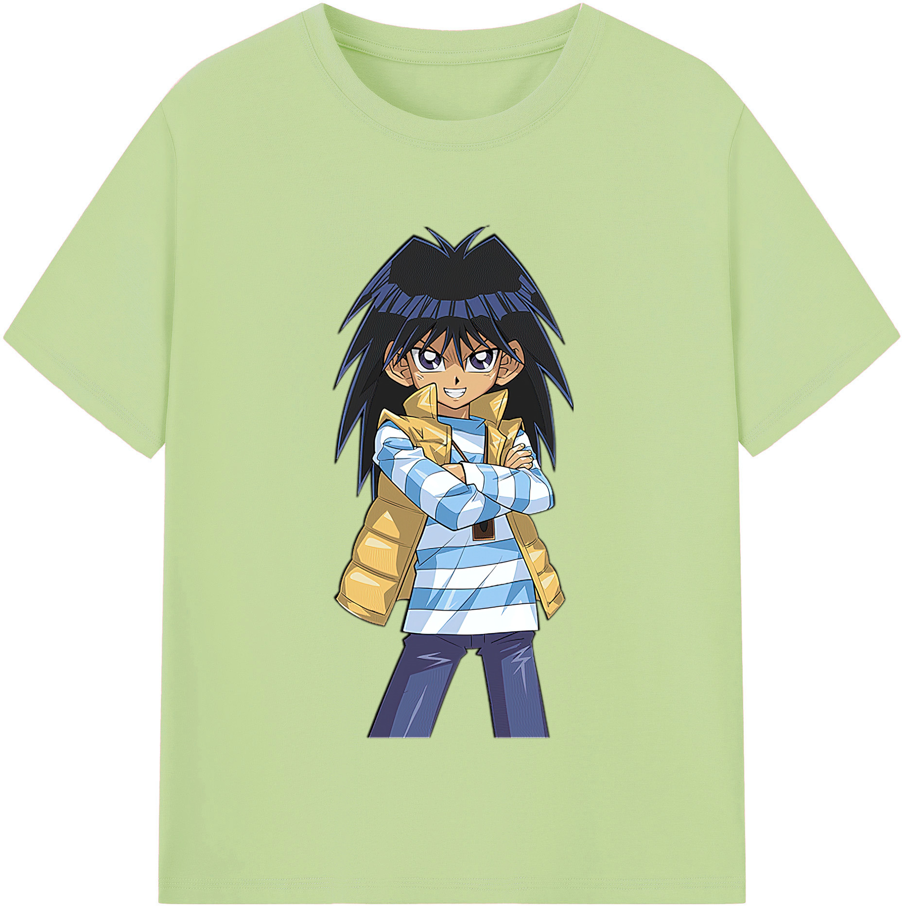 （画像用） 遊☆戯☆王 Yu-Gi-Oh! 綿100％半袖Tシャツ（フロントプリント）